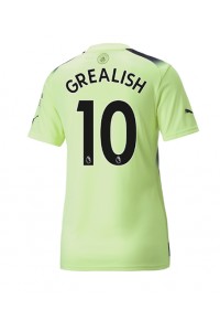 Manchester City Jack Grealish #10 Fotballdrakt Tredje Klær Dame 2022-23 Korte ermer